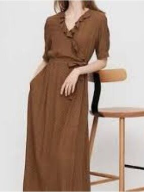 Uniqlo x Ines de la Fressange Wrap Polka Dot Dress